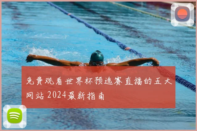 免费观看世界杯预选赛直播的五大网站 2024最新指南